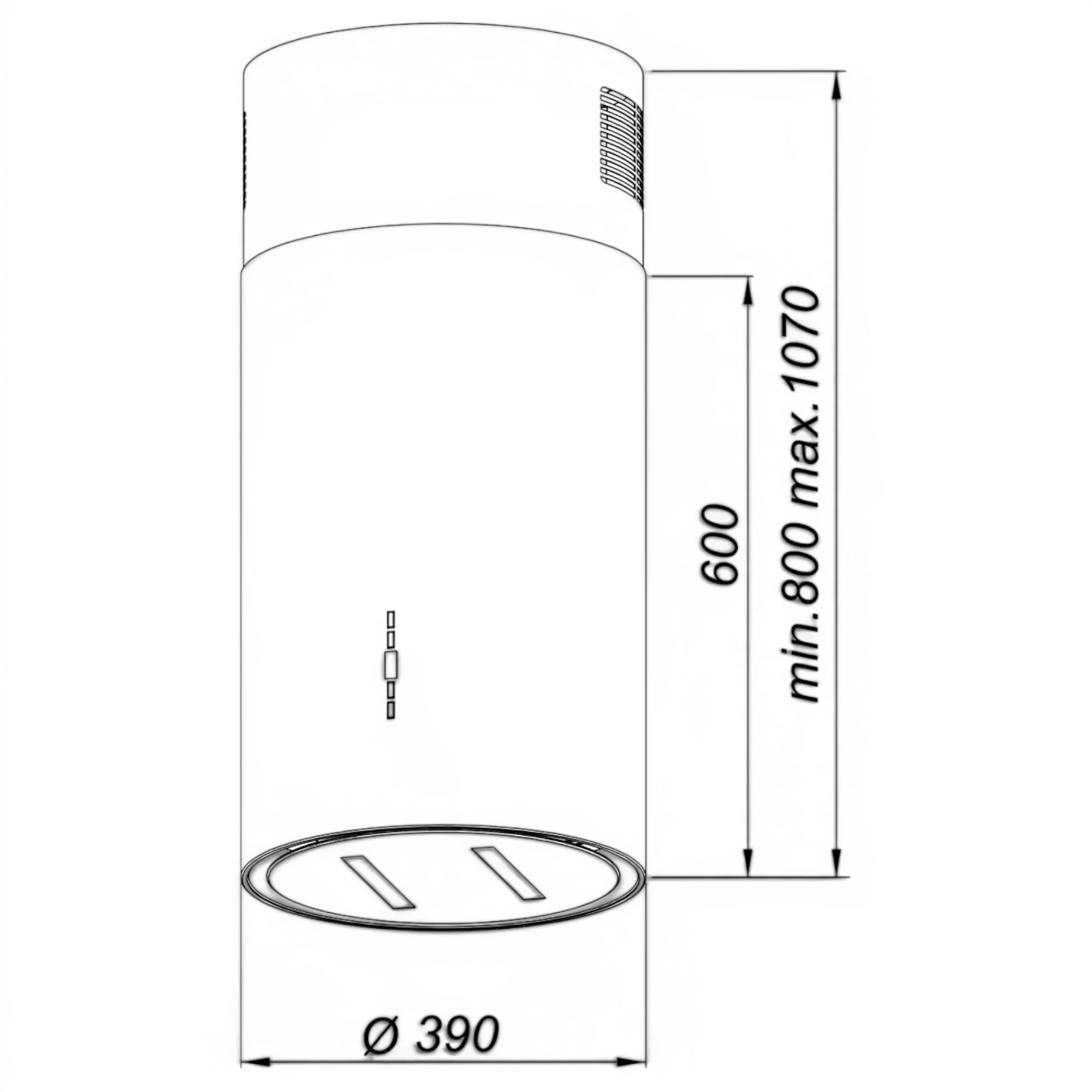 Backer ISOLA MLW W8039 BLACK Backer Островная вытяжка Backer ISOLA MLW W8039 BLACK Backer Островная вытяжка