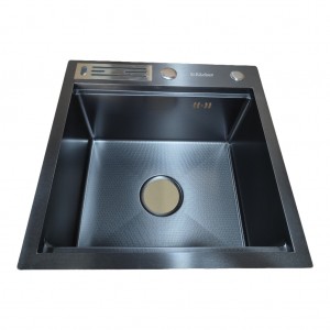 Backer Basic 450-45031 Nano Black Backer PVD Кухонная мойка Backer Basic 450-45031 Nano Black Backer PVD Кухонная мойка