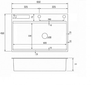 Backer Basic 650-45031 Titan Grey Backer PVD Кухонная мойка Backer Basic 650-45031 Titan Grey Backer PVD Кухонная мойка