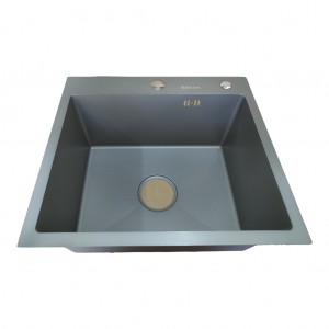 Backer Grid 500-45033 Titan Grey Backer PVD Кухонная мойка Backer Grid 500-45033 Titan Grey Backer PVD Кухонная мойка