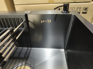 Backer Grid 500-45033 Nano Black Backer PVD Кухонная мойка Backer Grid 500-45033 Nano Black Backer PVD Кухонная мойка