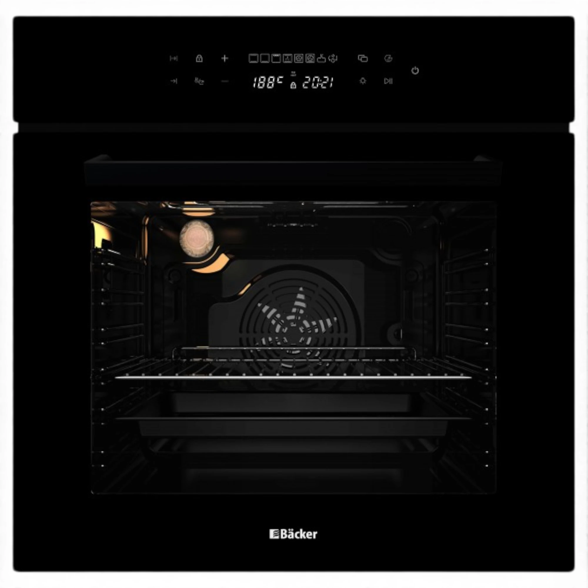 Backer RIKI 11 SENSOR BL GL Backer Встраиваемый духовой шкаф