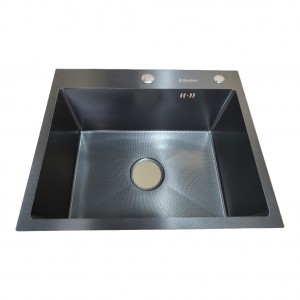 Backer Simple 550-450 BLACK Backer PVD Кухонная мойка Backer Simple 550-450 BLACK Backer PVD Кухонная мойка