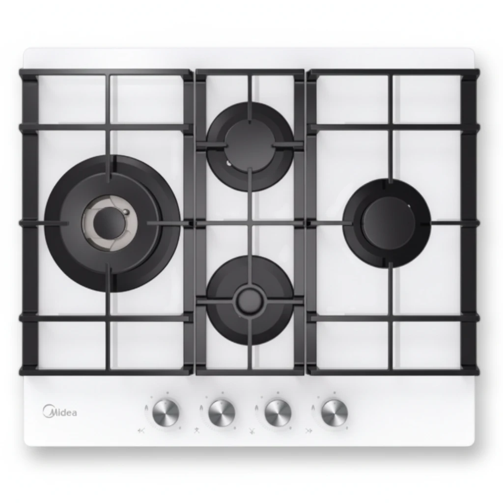 Варочная панель газовая MG697TGW Midea 