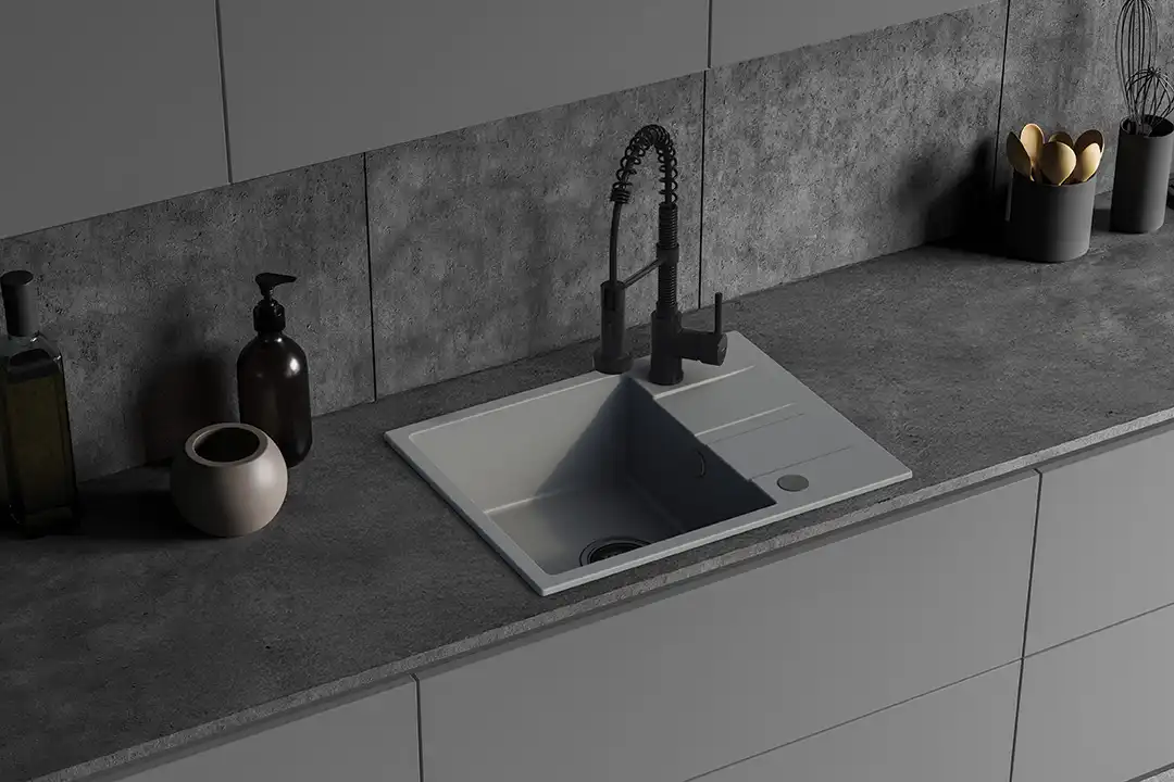 Backer NONA SOLO GREY 560x440 Backer Мойка Backer NONA SOLO GREY 560x440 Backer Мойка